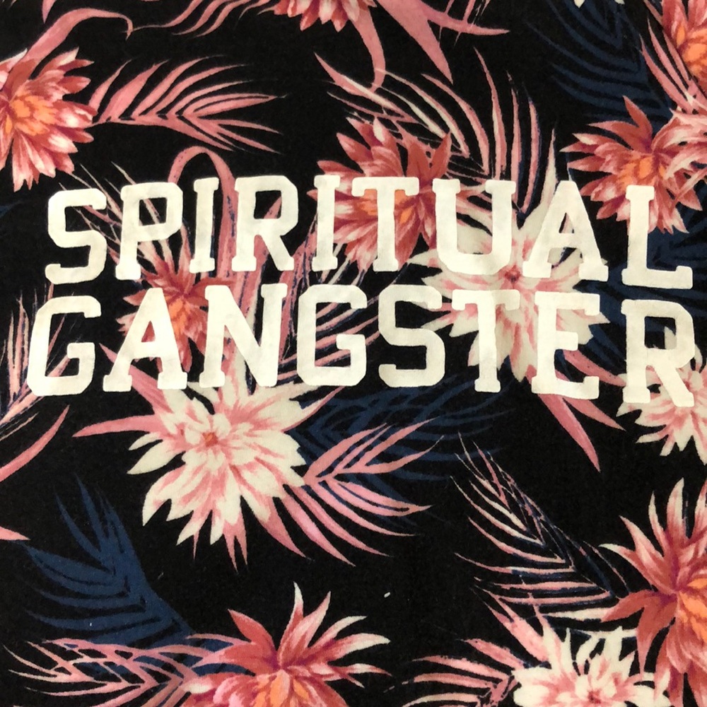 Spiritual Gangster Varsity Sweatshirt Tropics - Picture 3 of 6